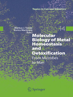 cover image of Molecular Biology of Metal Homeostasis and Detoxification
